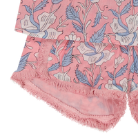 Colette Girls Top and Short Set Blossom