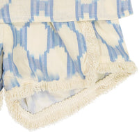 Colette Girls Top and Short Set Sky Blue IKat