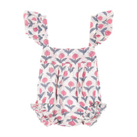 Chloe Baby Romper Pink Flower