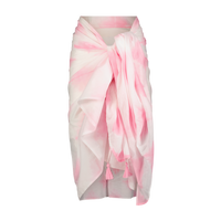 Cotton Saline Pareo Pink Dip Dye