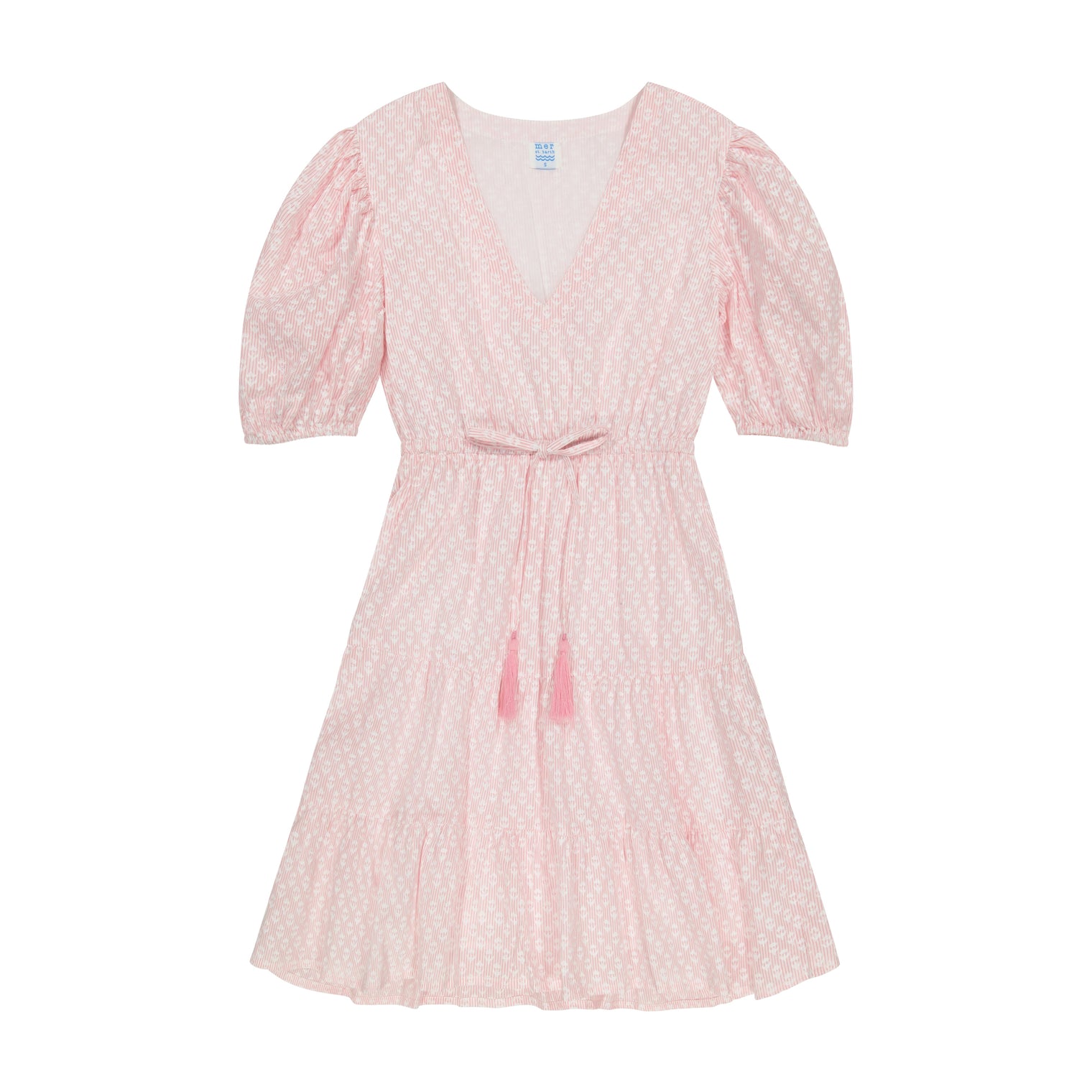 Florence Women's Mini Dress Rose Stripe
