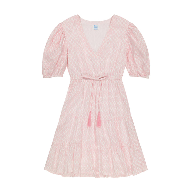Florence Women's Mini Dress Rose Stripe