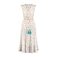 Giselle Womens Maxi Dress Aqua Rhapsody