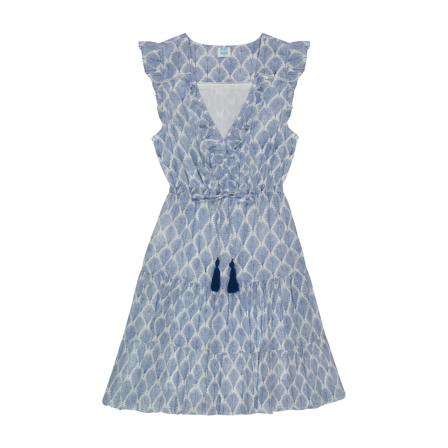 Giselle Women's Mini Dress Navy Feather