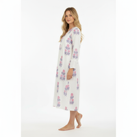 St Barth Women's Kaftan Peony Block Print