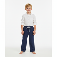 La Plage Boys Drawstring Pants Lapis Blue