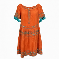 Suri Women's Dress Marigold Embroidery