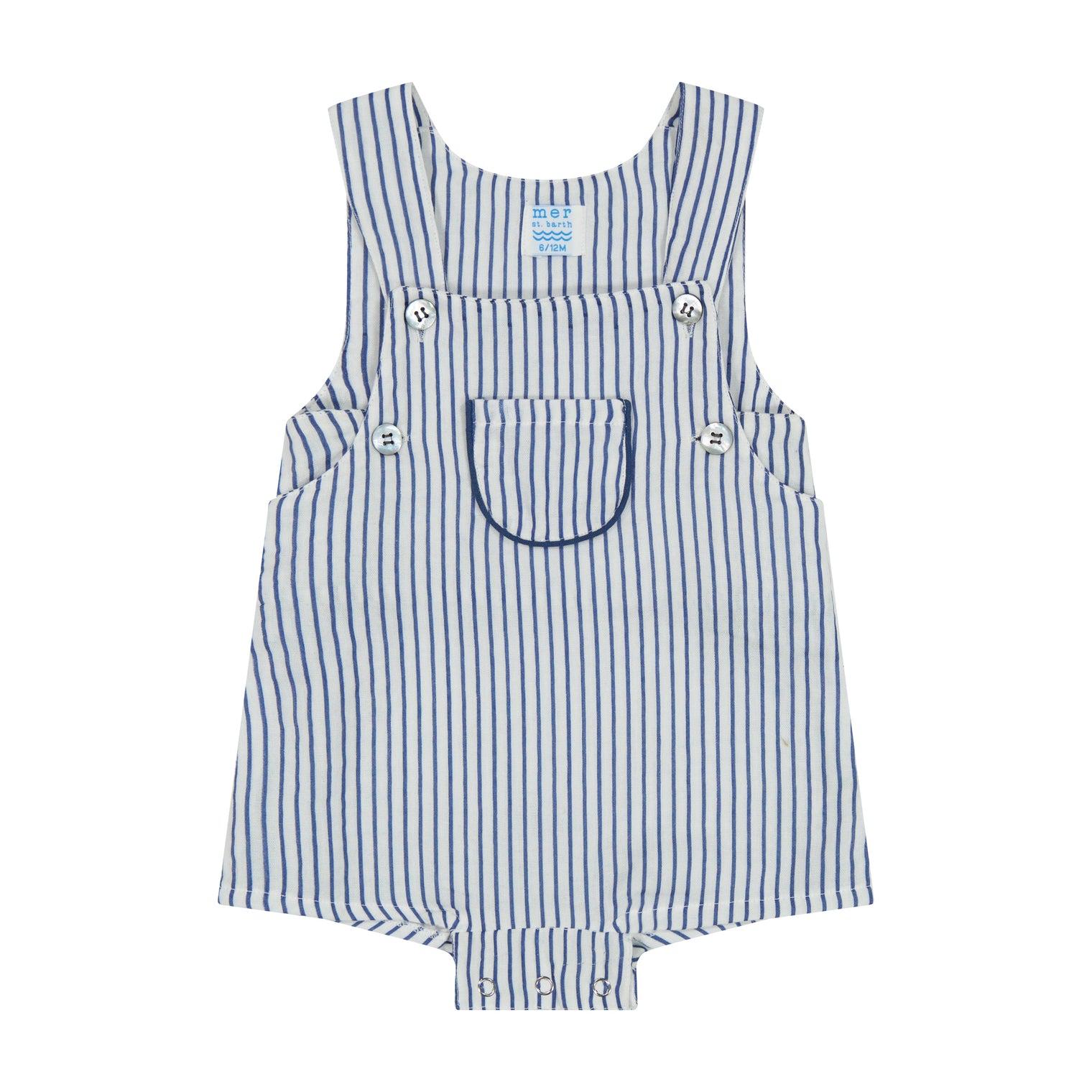 Julien Baby Boy Romper Marine Stripe