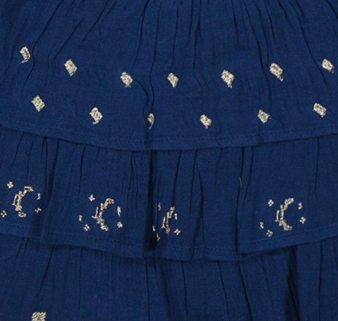 Serena Girls Tassel Dress Galaxy Embroidery