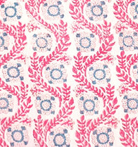 La Plage Ruffle Pouch Jaipur Bloom