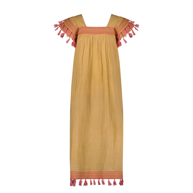 Mer St Barth Maxi Sandrine Women's Dress Pool Embroidery (Copy)