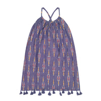 Mini Chantal Girls Dress Chambray Ikat