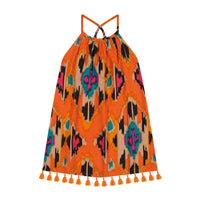 Mini Chantal Girls Dress Fiesta Sunset Ikat