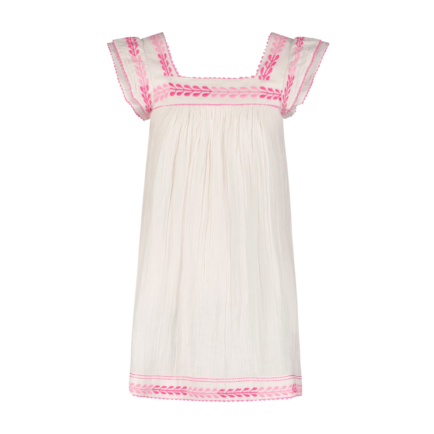 Mini Sandrine Womens Dress Petal Embroidery