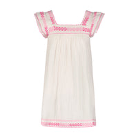 Mini Sandrine Womens Dress Petal Embroidery