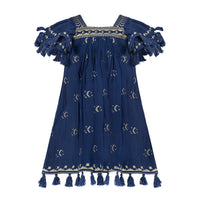 Mini Sandrine Womens Dress Galaxy Embroidery