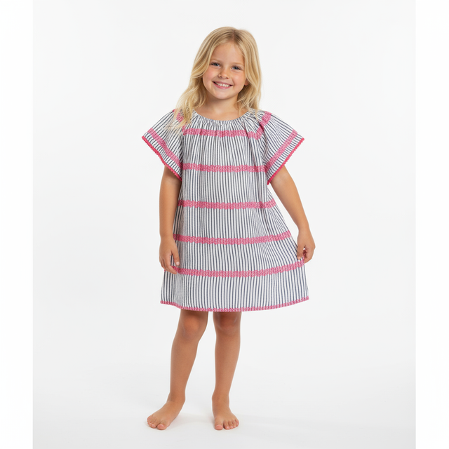 Mini Capucine Girls Marine Stripe