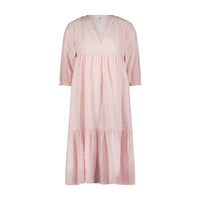 Martine Women's Popover Dress Rose Stripe