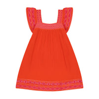 Mini Sandrine Women's Dress Poppy Embroidery