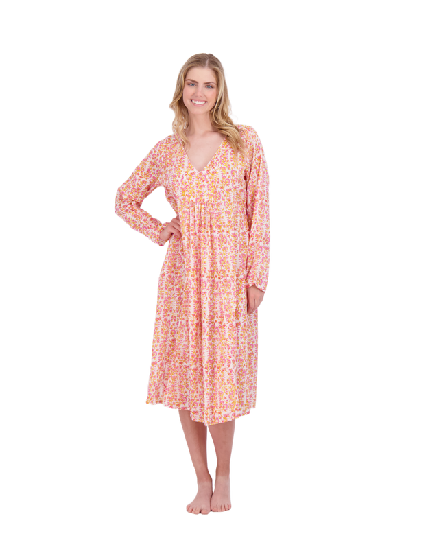 Women's "Le Reve" St Barth Caftan Pink Poppy