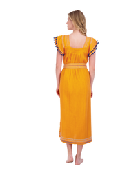 Maxi Sandrine Women's Dress Marigold Embroidery