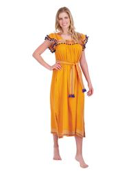 Maxi Sandrine Women's Dress Marigold Embroidery