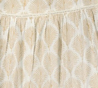 Odette Women's Dress Gold Feather
