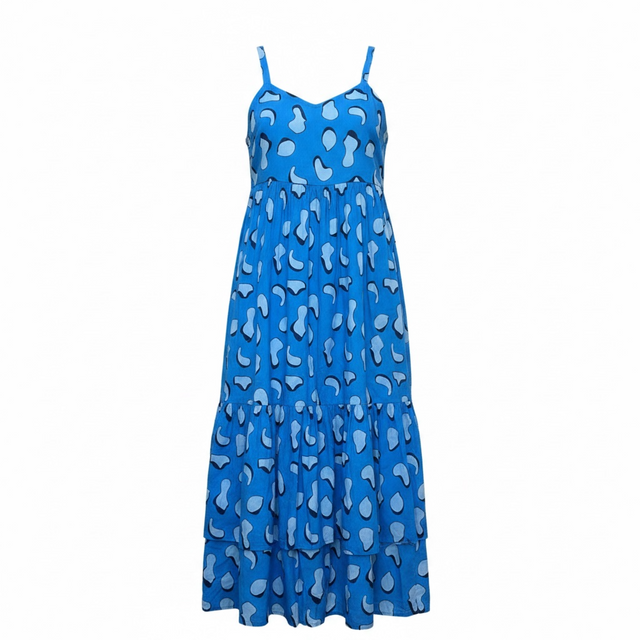 Mer St Barth Liana Women's Sundress Ocean Blue