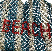 St Jean Jute Beach Tote "Beach"