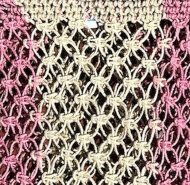 St Jean Jute Beach Tote "Merci"