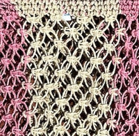 St Jean Jute Beach Tote "Merci"