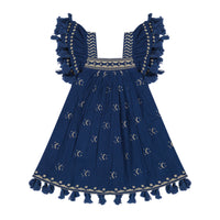 Serena Girls Tassel Dress Galaxy Embroidery