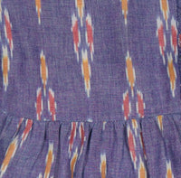 Sophie Girls Tassel Dress Chambray Ikat