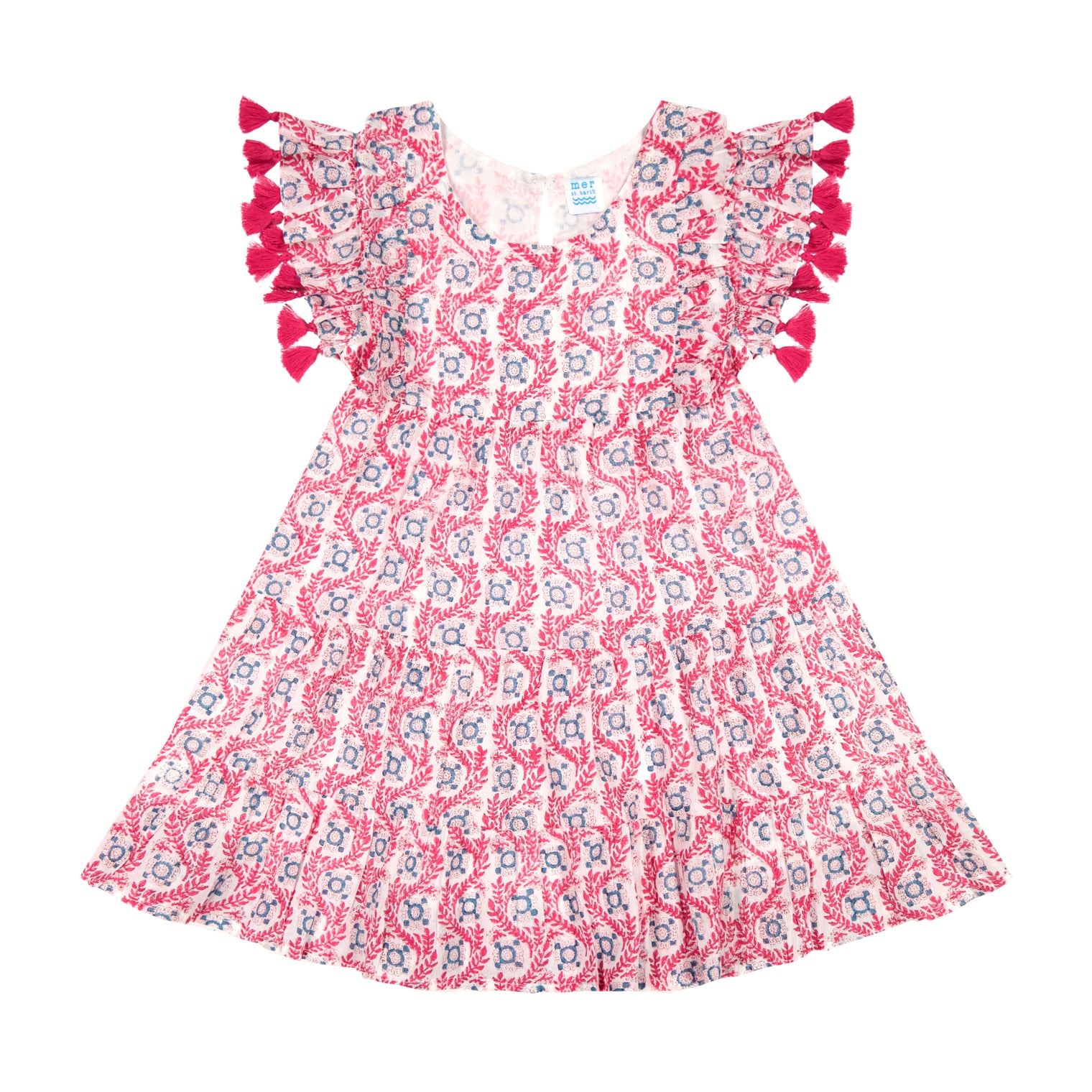 Sophie Girls Tassel Dress Jaipur Bloom