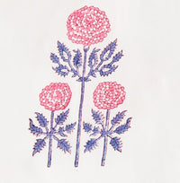 St Barth Girls Kaftan Peony Block Print