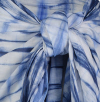 Cotton Saline Pareo Marine Shibori