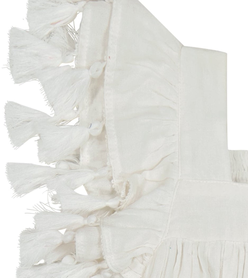 Serena Girl's Tassel Dress Blue Ombre