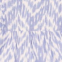 Sophie Girl's Tassel Dress Blue Ikat