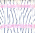 Mer St Barth Estelle Women's Fringed Shirtdress Marine Stripe Embroidery