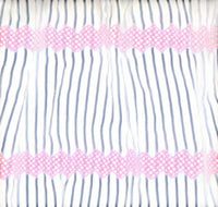 Mer St Barth Estelle Women's Fringed Shirtdress Marine Stripe Embroidery