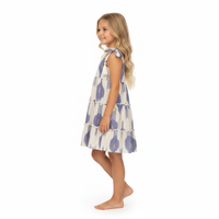 Bella Girls Shoulder Tie Sundress La Crème Ikat