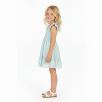 Mini Paloma Girl's Dress Seafoam Booty