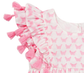 Mer St Barth Anna Baby Romper Pink Butterfly