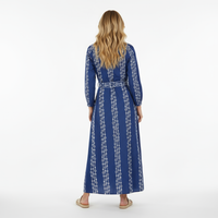 Mer St Barth Anouk Women's Kaftan Navy Seashells