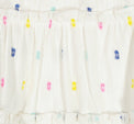 Mer St Barth Zoe Baby Romper Confetti Swiss Dot