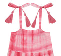 Mer St Barth Bella Girls' Shoulder Tie Sundress Hibiscus Shibori
