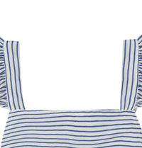 Mer St Barth Chloe Baby Romper Marine Stripe