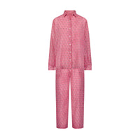 Mer St Barth Clementine Women's Top & Pant Set Pink Palm