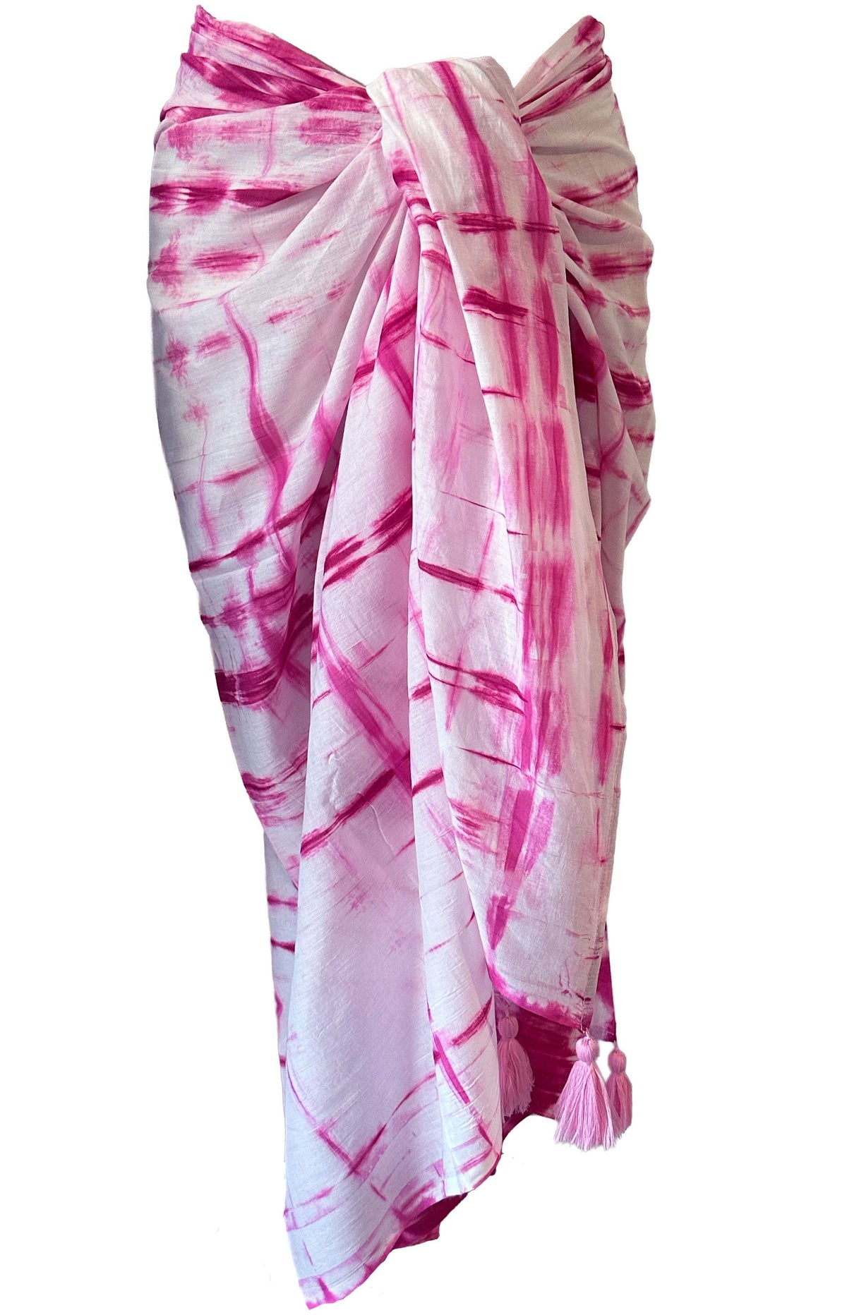 Mer St Barth Cotton Saline Pareo Hibiscus Shibori