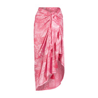 Mer St Barth Cotton Saline Pareo Pink Bandana